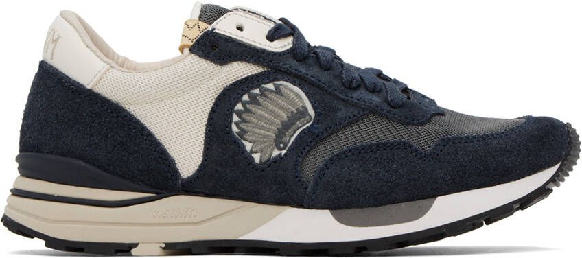 Visvim Navy Roland Jogger Sneakers - Picture 5