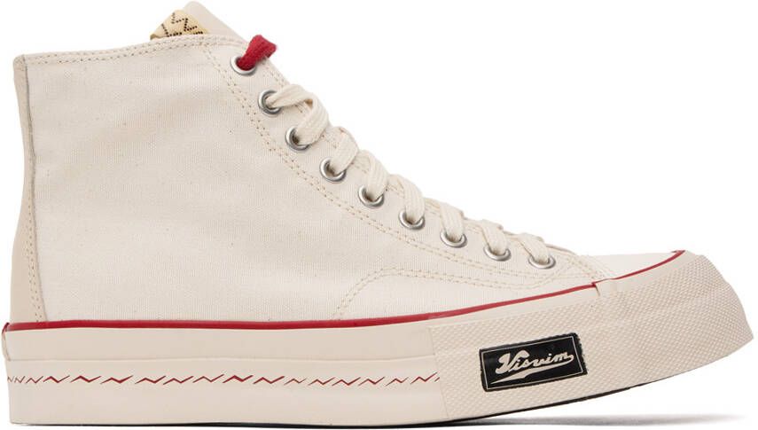 Visvim Off-White Skagway Hi Patten Sneakers - Picture 5