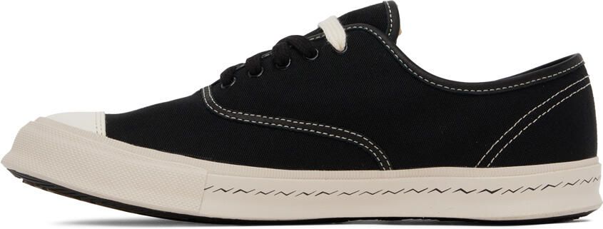 Visvim Black Logan Deck Sneakers - Picture 4