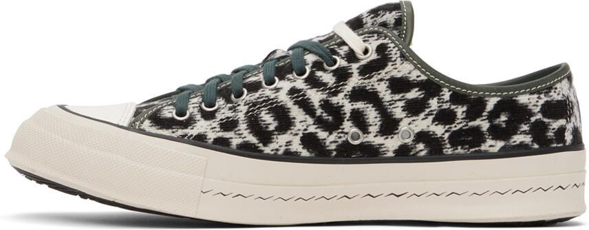Visvim Gray Skagway Leopard Lo Sneakers - Picture 2