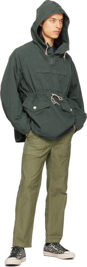 Visvim Gray Skagway Leopard Lo Sneakers - Picture 4