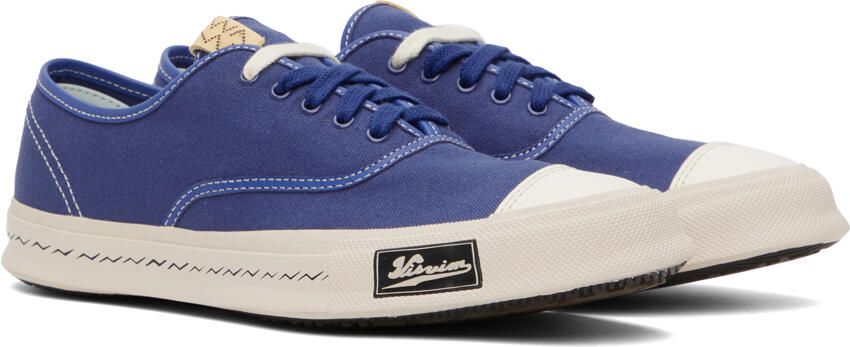 Visvim Navy Logan Deck Sneakers - Picture 2