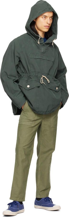 Visvim Navy Logan Deck Sneakers - Picture 3