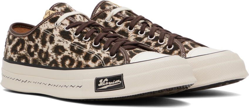 Visvim Tan Skagway Leopard Lo Sneakers - Picture 2