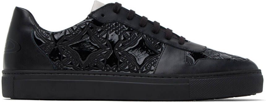 Vivienne Westwood Black Embossed Sneakers - Picture 5