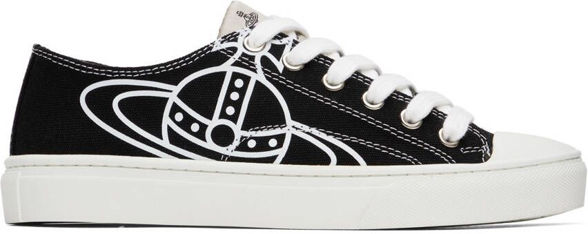 Vivienne Westwood Black Plimsoll 2.0 Low Top Sneakers - Picture 4