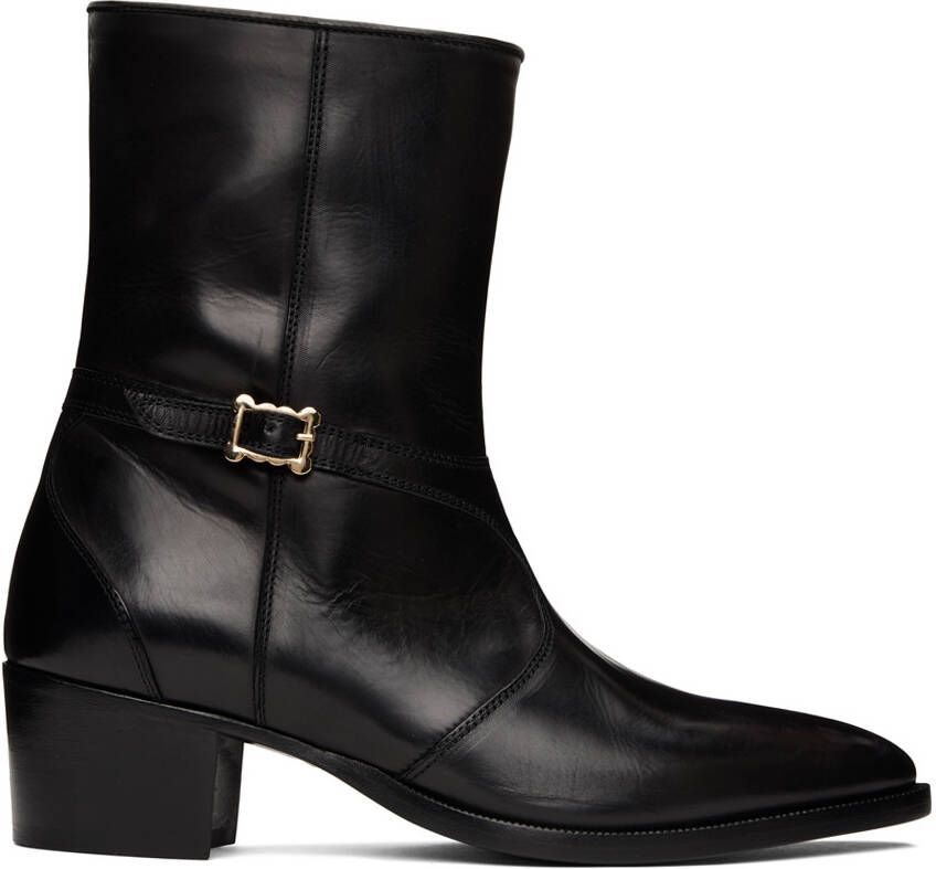 Vivienne Westwood Black Saturday Boots - Picture 5