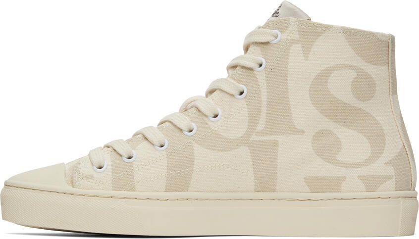 Vivienne Westwood Beige Plimsoll Sneakers - Picture 3