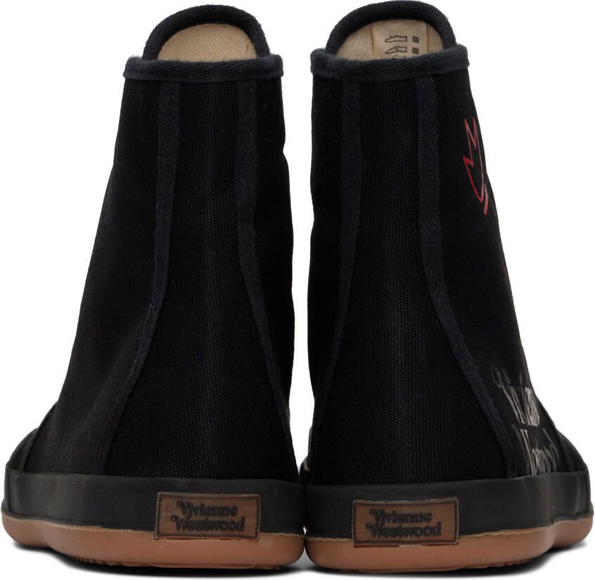 Vivienne Westwood Black Animal Gym Sneakers