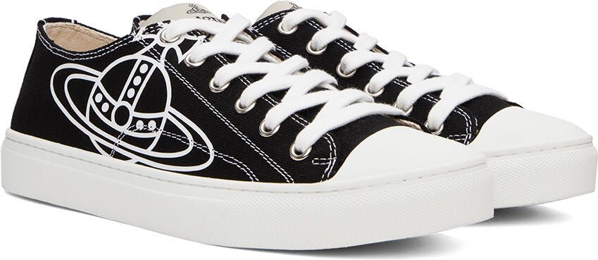 Vivienne Westwood Black Plimsoll 2.0 Sneakers - Picture 2