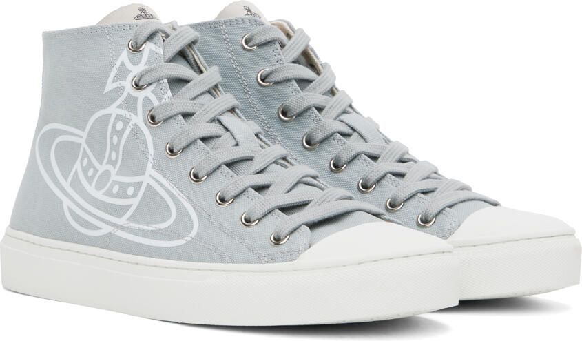 Vivienne Westwood Blue Plimsoll High Top Sneakers