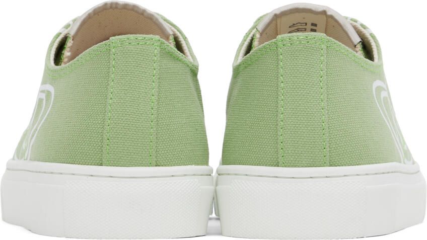 Vivienne Westwood Green Plimsoll Low Top Sneakers