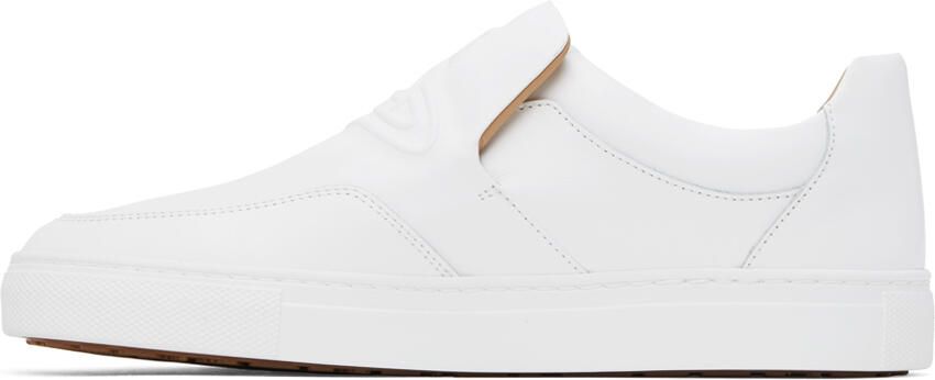 Vivienne Westwood Black Embossed Slip-On Sneakers - Picture 7