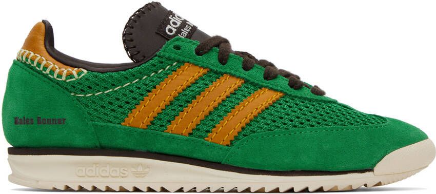 Wales Bonner Green adidas Originals Edition SL72 Sneakers - Picture 6