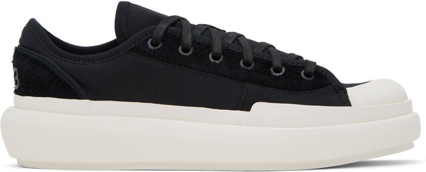 Y-3 Black Ajatu Court Low Sneakers - Picture 5