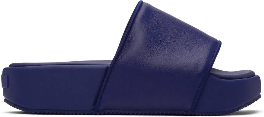 Y-3 Blue Platform Slides - Picture 5