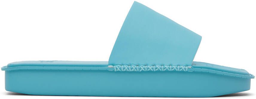 Y-3 Blue Water Slides - Picture 5