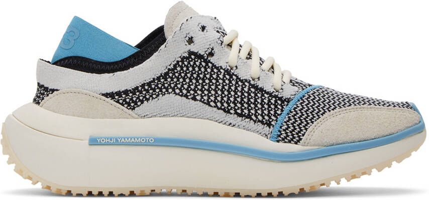 Y-3 Gray Qisan Sneakers - Picture 5