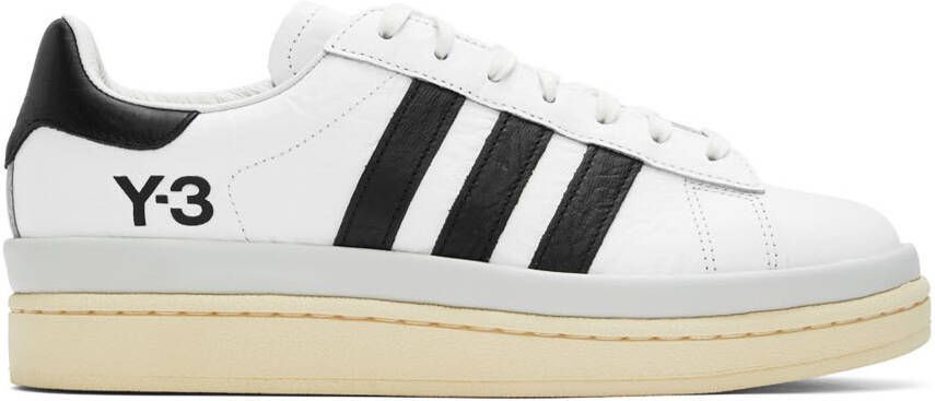 Y-3 White Hicho Low-Top Sneakers - Picture 5