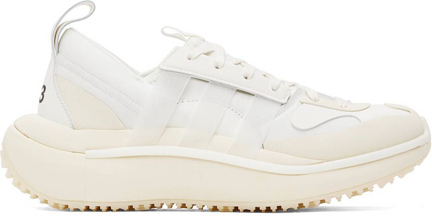 Y-3 White Qisan Cozy II Sneakers - Picture 3