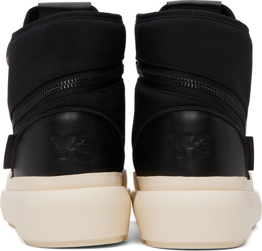 Y-3 Black Ajatu Court High Sneakers