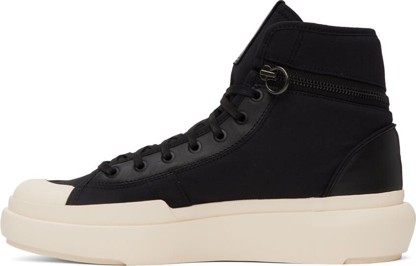 Y-3 Black Ajatu Court High Sneakers - Picture 3