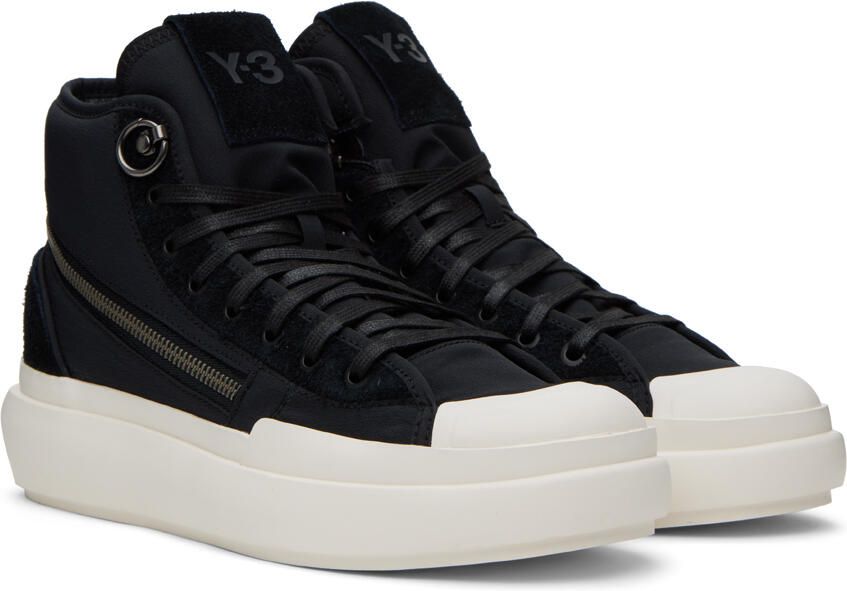 Y-3 Black Ajatu Court Sneakers - Picture 2