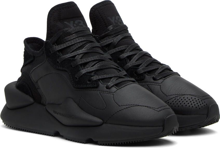 Y-3 Black Kaiwa Sneakers - Picture 2