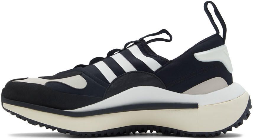 Y-3 Black Qisan Cozy Low-Top Sneakers - Picture 3