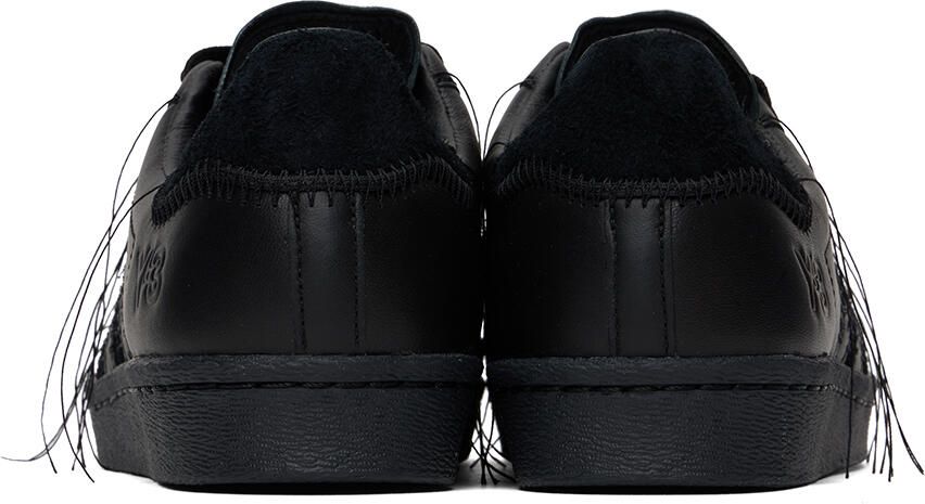 Y-3 Black Superstar Sneakers