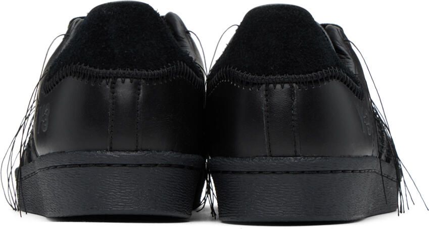Y-3 Black Superstar Sneakers - Picture 6