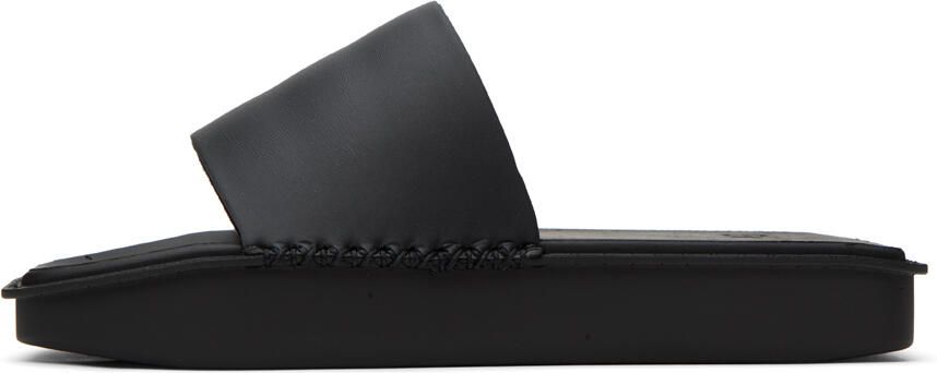 Y-3 Black Water Slides - Picture 3