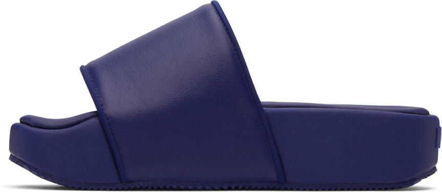 Y-3 Blue Platform Slides - Picture 3