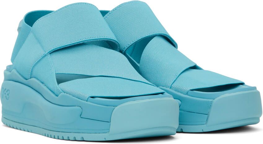 Y-3 Blue Rivalry Sandals - Picture 6