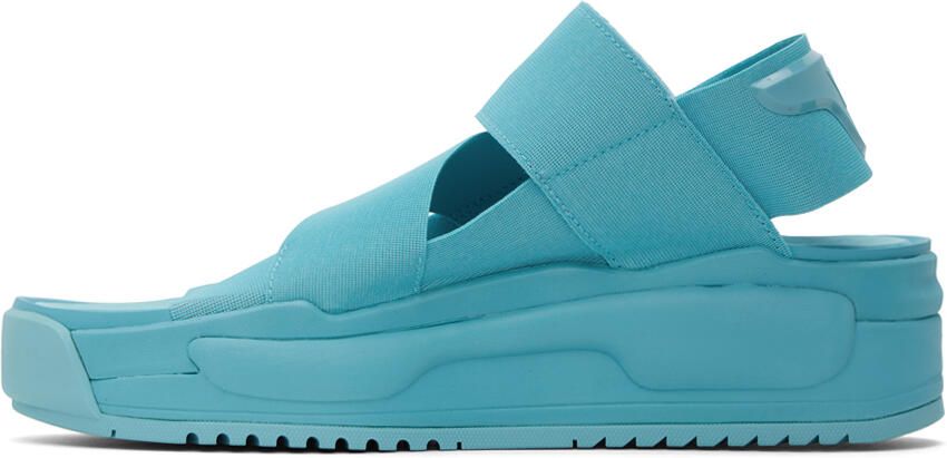 Y-3 Blue Rivalry Sandals - Picture 4