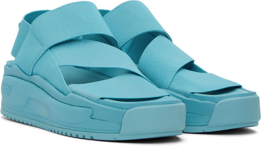 Y-3 Blue Rivalry Sandals - Picture 2