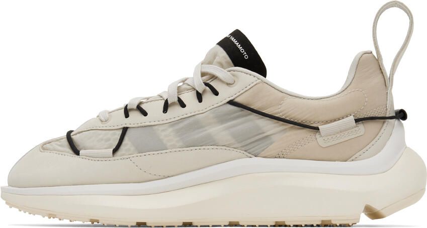 Y-3 Off-White & Black Shiku Run Sneakers - Picture 3