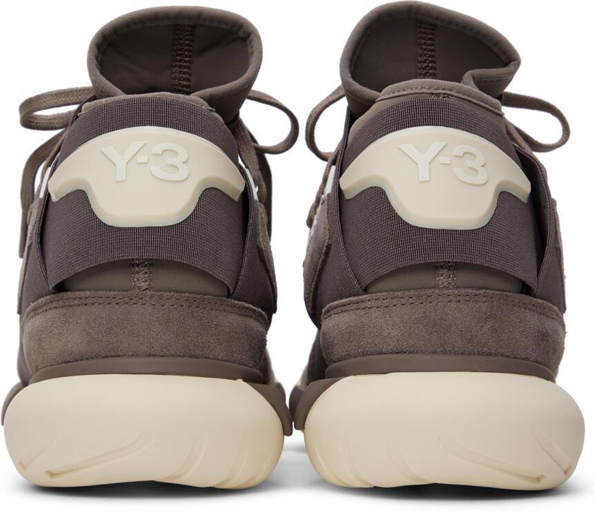 Y-3 Taupe Qasa High Sneakers