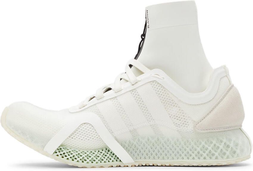 Y-3 White Mesh Runner 4D Low Sneakers - Picture 4