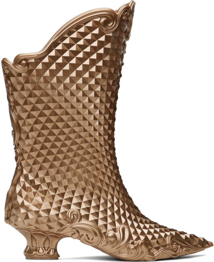 Y Project Gold Melissa Edition Court Boots - Picture 4