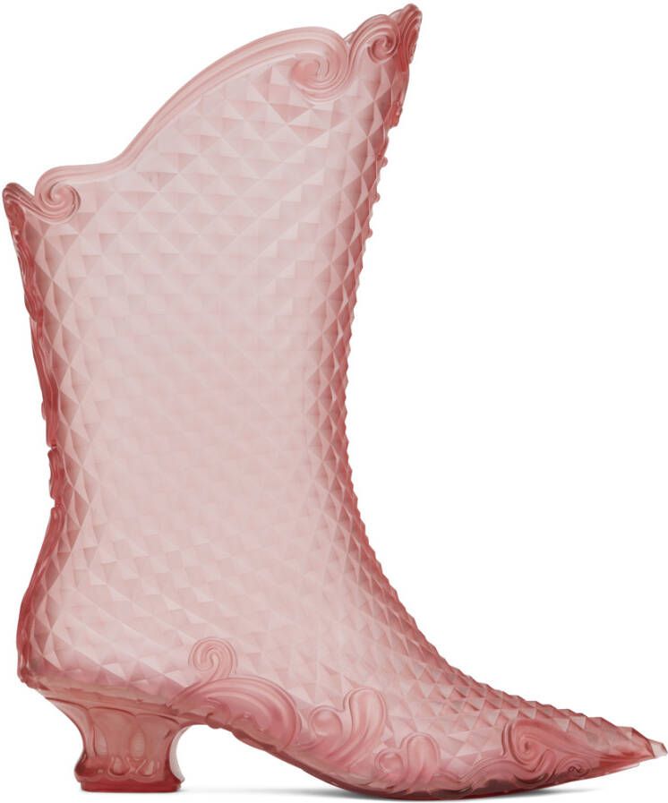 Y Project Pink Melissa Edition Court Boots - Picture 2