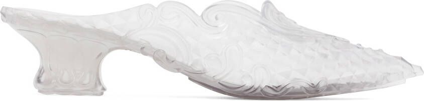 Y Project White Melissa Edition Point Mules - Picture 5