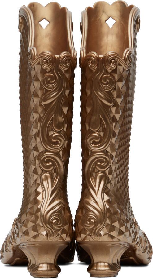 Y Project Gold Melissa Edition Court Boots - Picture 3