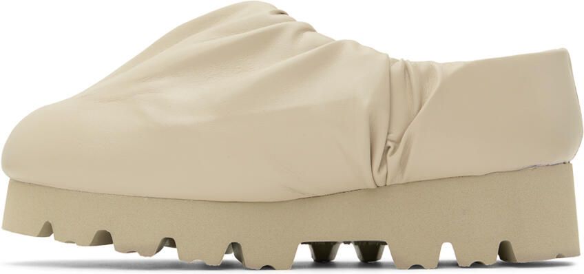 YUME Beige Camp Loafers - Picture 2