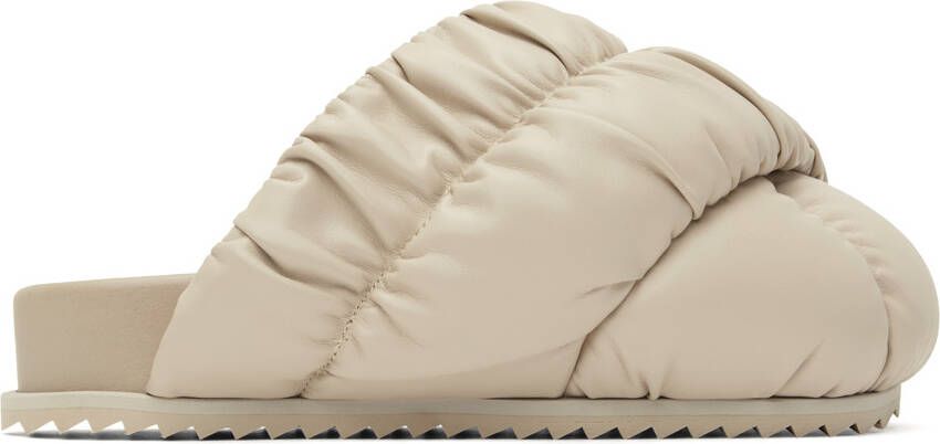 YUME Beige Tent Mules