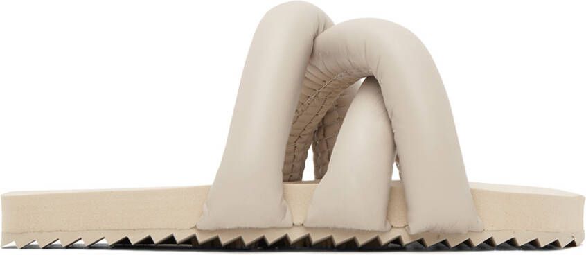 YUME Beige Tyre Sandals