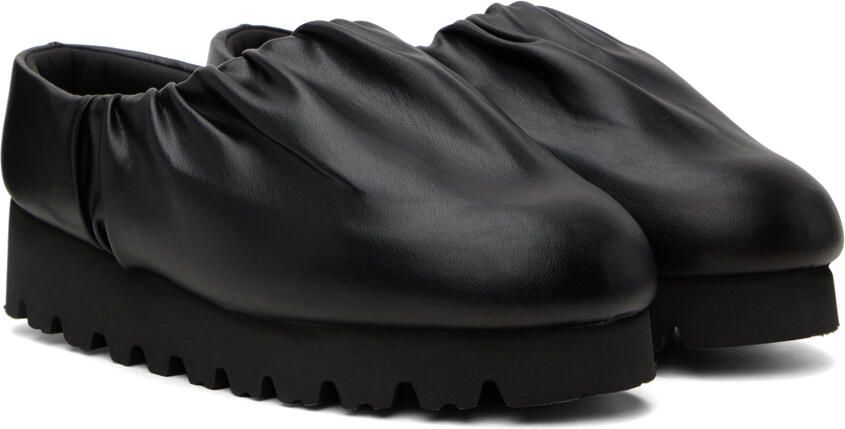 YUME Black Camp Loafers - Picture 2