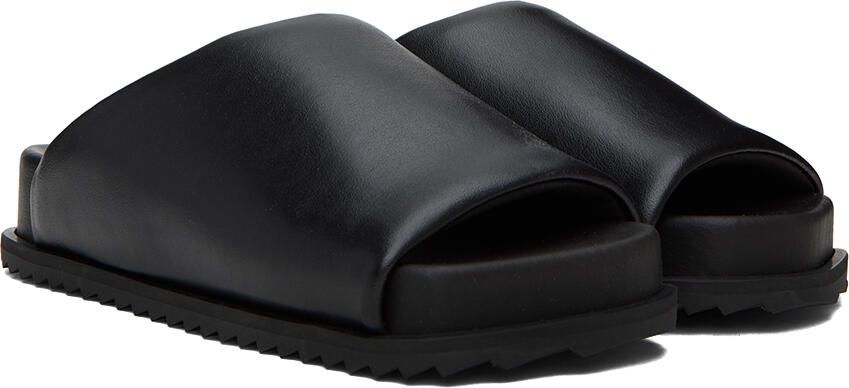 YUME Black Finn Slides - Picture 2