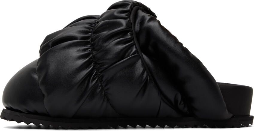 YUME Black Tent Mules - Picture 2