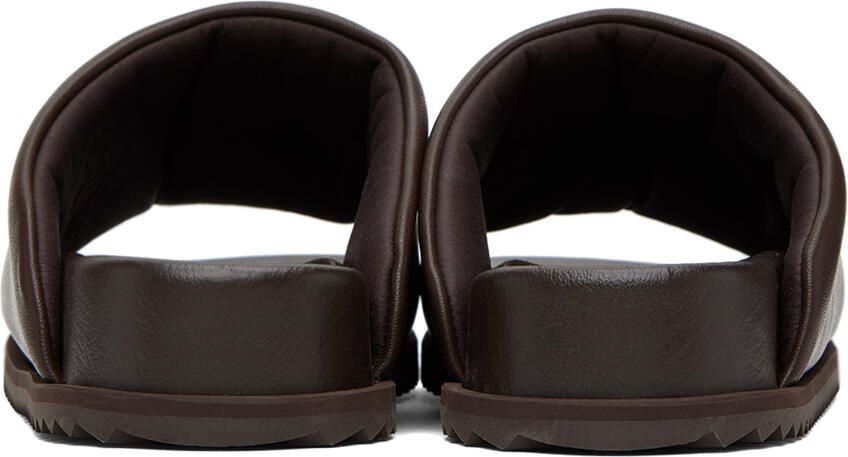 YUME Brown Finn Slides